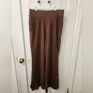 Athleta Chocolate Brown Wide Leg Pants